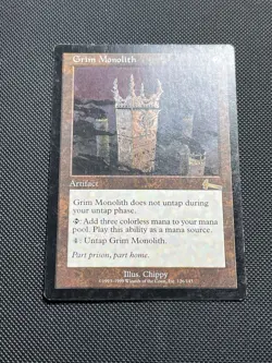 x1 Grim Monolith x1 -Urza's Legacy- MTG Magic the Gathering (HP) - Image 2