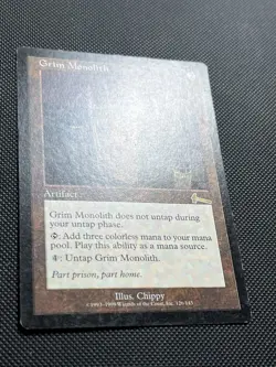 x1 Grim Monolith x1 -Urza's Legacy- MTG Magic the Gathering (HP) - Image 3