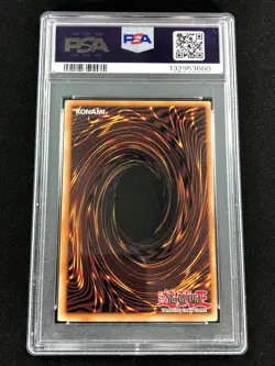 Yugioh 2010 Blue Eyes White Dragon LOB-001 PSA 8 Ultra Rare - Image 2