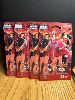 One Piece Heroines EB-03 (Lot of 4) Sealed English Booster Packs - Image 1