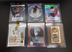 2024–25 Prospect Auto Lot – Melendez, Lawlar, Evan Carter, Tim Anderson, Harris - Image 1