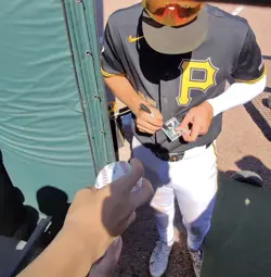 Konnor Griffin 2025 Bowman Paper Signed Card IP Autographed Pirates MLB - Image 2