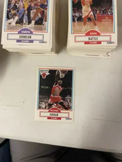 1990 Fleer BASKETBALL Complete 198 Card NM Set Michael Jordan - Image 1