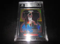 MONIQUE BILLINGS AUTO 2022 PANINI PRIZM BLACK GOLD CARD 4/5 SP WNBA BECKETT SLAB - Image 3
