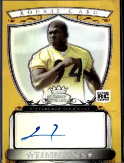 2007 Lawrence Timmons Rookie Card Bowman Sterling Steelers Auto Autograph - Image 1