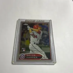 Bryce Harper 2012 Topps Chrome Rookie Card #196 Nationals MLB - Image 4