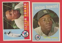 Topps Elston Howard MLB Vintage Baseball Card Lot 2 - Image 1