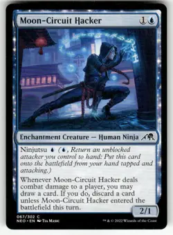 MOON-CIRCUIT HACKER #67 (COMMON) MTG KAMIGAWA: NEON DYNASTY - Image 1