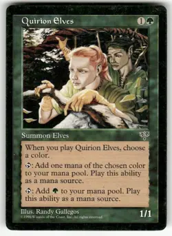 QUIRION ELVES (COMMON) MTG MIRAGE - Image 1