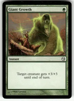 GIANT GROWTH #66 (COMMON) MTG DUELS OF THE PLANESWALKERS - Image 1