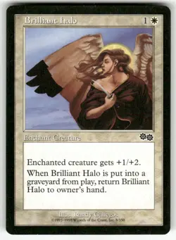 BRILLIANT HALO #5 (COMMON) MTG URZA'S SAGA - Image 1