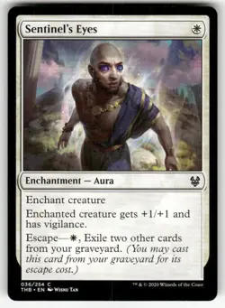 SENTINEL'S EYES #36 (COMMON) MTG THEROS BEYOND DEATH - Image 1