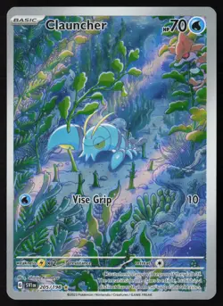 Clauncher - 205/198 - Illustration Rare - Scarlet & Violet Base - Pokemon - LP - Image 1