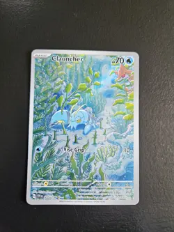 Clauncher 205/198 Illustration Rare Scarlet & Violet Pokemon TCG Near Mint - Image 1