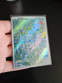 Clauncher 205/198 Illustration Rare Scarlet & Violet Pokemon TCG Near Mint - Image 3