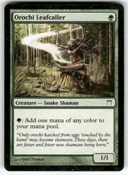 OROCHI LEAFCALLER #234 (COMMON) MTG CHAMPIONS OF KAMIGAWA - Image 1