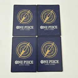 One Piece 4 Card Lot Character Cards Foil - Image 2