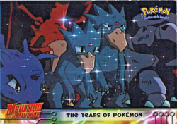 Pokemon Topps Card #37 The Tears Of Pokemon Blue Label Free Shipping - Image 1
