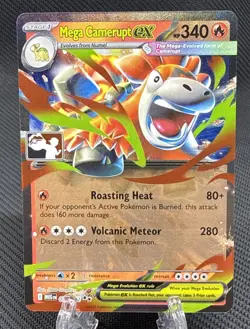 Mega Camerupt ex 022/132 Prize Pack Series Cards Holo - Image 1
