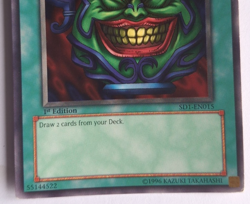Yu-Gi-Oh! 1996 Card SD1-EN015 - 1st Edition - Pot of Greed - Image 4