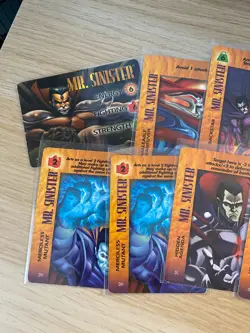 Marvel Overpower CCG Mr Sinister (X-Men) - 9 cards inc. character cards - Image 2