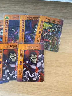 Marvel Overpower CCG Mr Sinister (X-Men) - 9 cards inc. character cards - Image 3