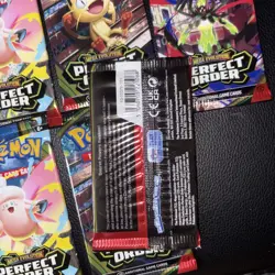 Pokemon Perfect Order Sealed TCG Card Game x 12 packets - Image 2