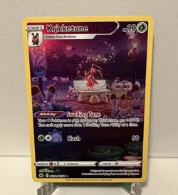 Pokemon Kricketune Ultra Rare Full Art Holo Crown Zenith Galarian Gallery Card - Image 1