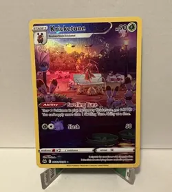 Pokemon Kricketune Ultra Rare Full Art Holo Crown Zenith Galarian Gallery Card - Image 2