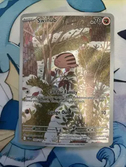 Swinub 165/159 Sv09: Journey Together Holo Pokemon Card - Image 1