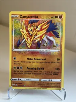 Zamazenta 102/185 Vivid Voltage Holo Amazing Rare Pokemon TCG English | NM - Image 1