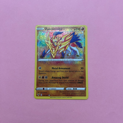 Zamazenta 102/185 NM Holo Vivid Voltage Amazing Rare Pokemon Card English TCG - Image 1