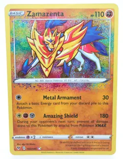 Zamazenta 102/185 Amazing Rare Vivid Voltage 2020 - Pokemon Card TCG (NM) - Image 1