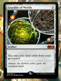 MTG Crucible of Worlds Core Set 2019 M19 Magic the Gathering NM - Image 1