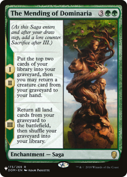 THE MENDING OF DOMINARIA x4 mtg NM-M The List 4 Rare - Image 1