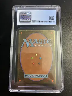 1994 Magic MTG Revised Dual Land Badlands Graded CGC 8.5 NM-Mint+ - Image 2