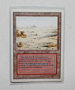 Badlands MTG Revised (3rd Edition) Dual Land 1994 Magic The Gathering - Image 1