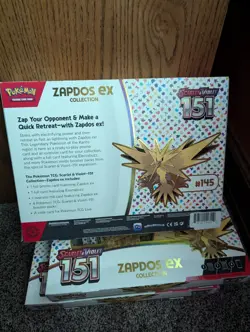 151 Zapdos Ex Collection Box Scarlet & Violet Pokemon TCG **SEALED/NEW** - Image 2