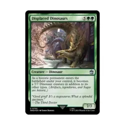 WotC Universes Beyond: Doctor Wh Displaced Dinosaurs (Surge Foil) (U) (Foi NM - Image 1