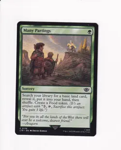 2023 MTG MAGIC THE GATHERING LORD OF THE RINGS LOTR MANY PARTINGS (MOG) - Image 1