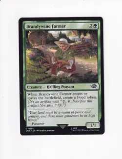 2023 MTG MAGIC THE GATHERING LORD OF THE RINGS BANDYWINE FARMER (#1) (X) - Image 1