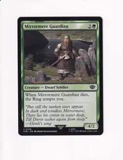 2023 MTG MAGIC THE GATHERING LORD OF THE RINGS MIRRORMERE GUARDIAN (X) - Image 1