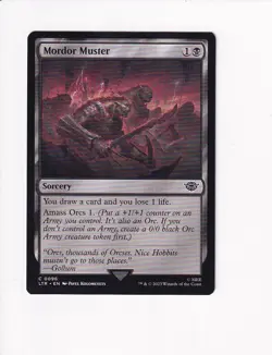 2023 MTG MAGIC THE GATHERING LORD OF THE RINGS MORDOR MUSTER (X) - Image 1