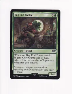 2023 MTG MAGIC THE GATHERING LORD OF THE RINGS BAG END PORTER (X) - Image 1