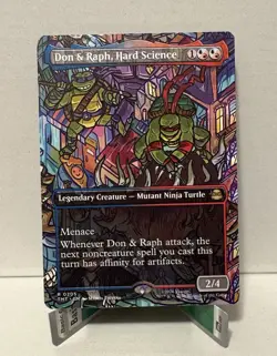 Magic: The Gathering Don & Raph, Hard Science Legendary Creature Foil TMNT - Image 1
