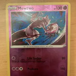 Pokemon Card TCG Mewtwo 056/172 Reverse Holo Brilliant Stars Pack Fresh MInT - Image 3