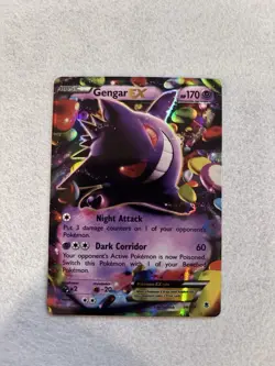 Pokemon Card Gengar EX 34/119 XY Phantom Forces Ultra Rare Holo 170 HP English - Image 1