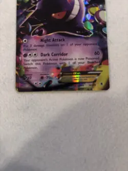 Pokemon Card Gengar EX 34/119 XY Phantom Forces Ultra Rare Holo 170 HP English - Image 3