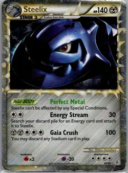 Steelix (Prime) 87/95 Pokemon Unleashed English Holo Rare MP - Image 1