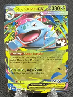 Pokemon Mega Venusaur ex - 003/132 Prize Pack Series 8 Holo Pack Fresh - NM - Image 1